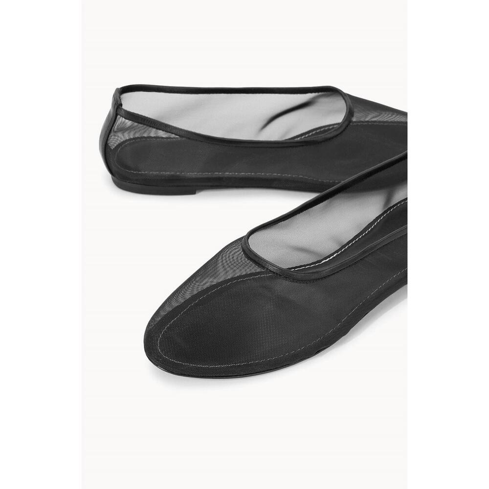 STAUD Alba Black Mesh Flats - Picture 4 of 7